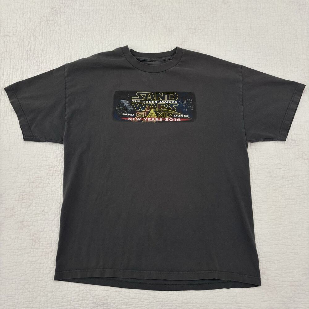 Star Wars Shirt Mens Size Large Sand Glamis Dunes New Years 2016